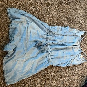 Denim Romper